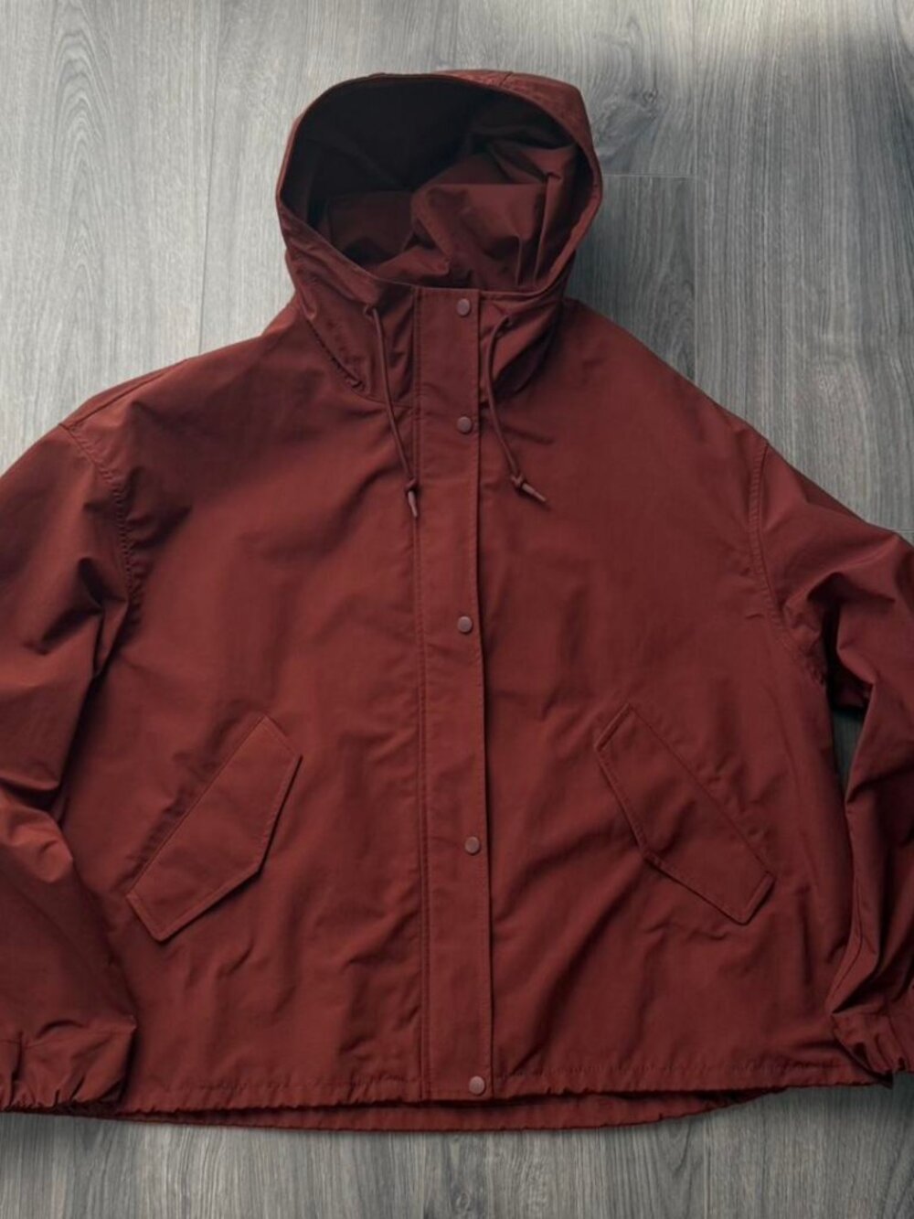 Uniqlo Short Cropped Cotton Blend Parka